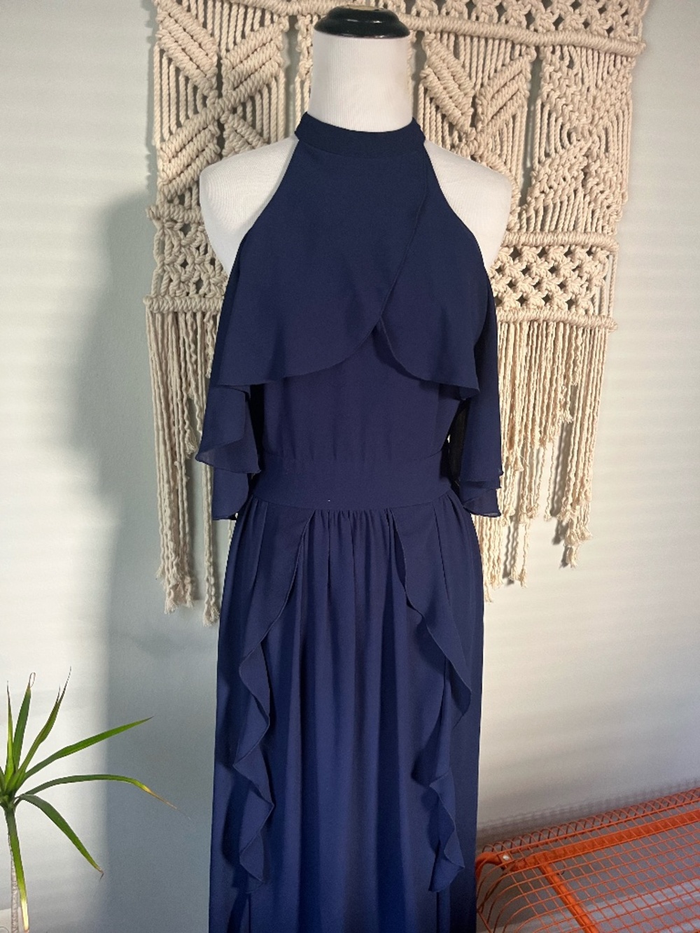TFNC High Neck Maxi Gown/Bridesmaid Dress